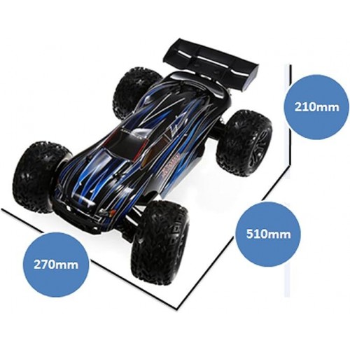 JLB Racing Cheetah 21101 110 4WD RC Car Truck 80kmh with 120A ESC 3670 2500KV Brushless Motor