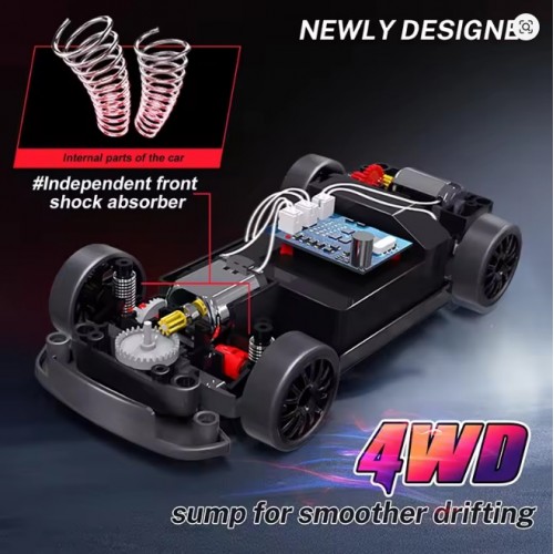 JY2002 Cofl GT911 1:20 RC Drift Car – Remote Control Racing Car with LED Lights, Extra Wheels, Tools & 6 Cones | Blue & Orange Toy Car Gift for Boys JY2002 Cofl GT911 1:20 RC Drift Car – Remote Control Racing Car with LED Lights, Extra Wheels, Tools & 6 Cones | Blue & Orange Toy Car Gift for Boys