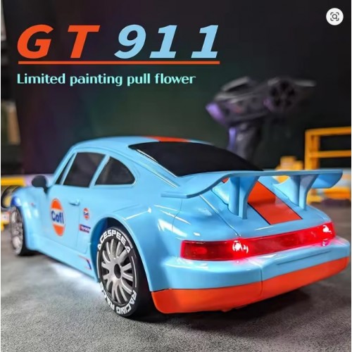JY2002 Cofl GT911 1:20 RC Drift Car – Remote Control Racing Car with LED Lights, Extra Wheels, Tools & 6 Cones | Blue & Orange Toy Car Gift for Boys JY2002 Cofl GT911 1:20 RC Drift Car – Remote Control Racing Car with LED Lights, Extra Wheels, Tools & 6 Cones | Blue & Orange Toy Car Gift for Boys