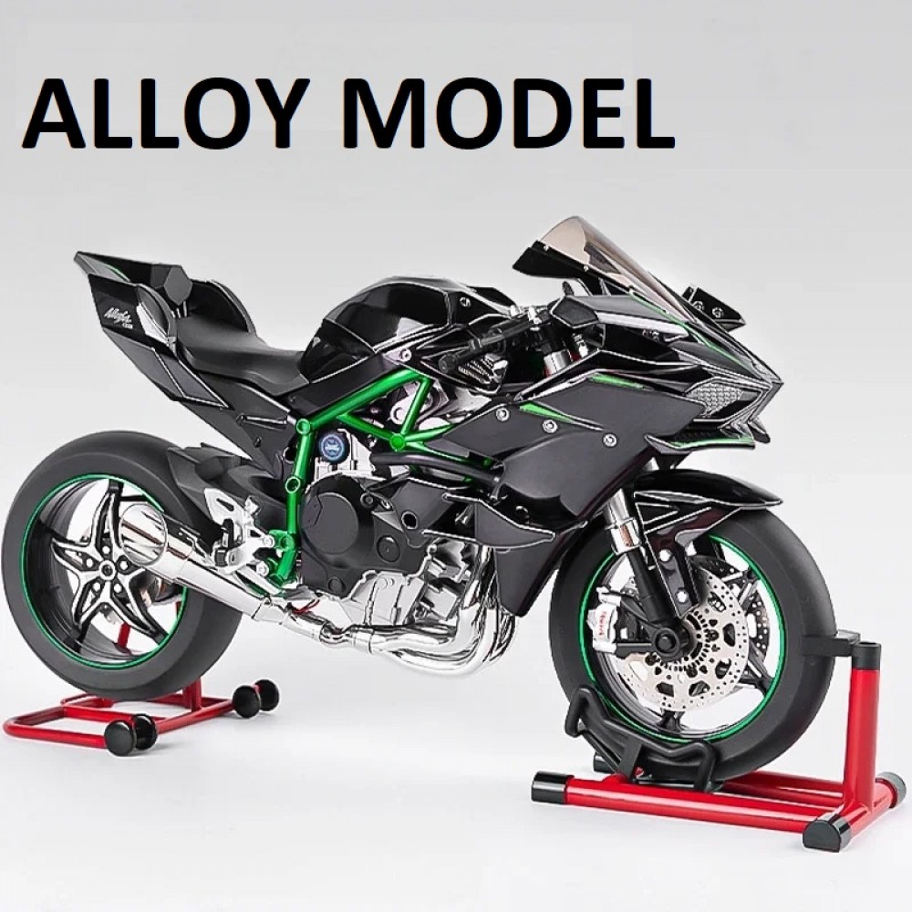 XLG 1:6 Kawasaki H2r Motorcycles Model Motorcycle Simulation Alloy ...
