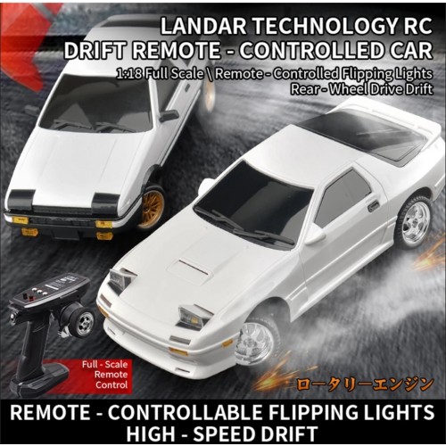 LDRC 1802 RTR 1/18 2.4G RWD RC Car FC Racing Drift Gyro On-Road Full Proportional Vehicles Models Toys - White & Silver LDRC 1802 RTR 1/18 2.4G RWD RC Car FC Racing Drift Gyro On-Road Full Proportional Vehicles Models Toys - White & Silver
