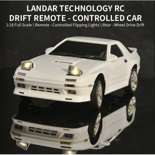 LDRC 1802 RTR 1/18 2.4G RWD RC Car FC Racing Drift Gyro On-Road Full Proportional Vehicles Models Toys - White & Silver LDRC 1802 RTR 1/18 2.4G RWD RC Car FC Racing Drift Gyro On-Road Full Proportional Vehicles Models Toys - White & Silver