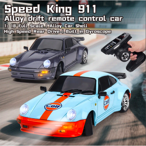 LDRC 1898 RTR 1/18 2.4G RWD Drift RC Car Gyro LED Light On-Road Full Proportional Alloy Body Shell Racing Classic Vehicles Models Toys LDRC 1898 RTR 1/18 2.4G RWD Drift RC Car Gyro LED Light On-Road Full Proportional Alloy Body Shell Racing Classic Vehicles Models Toys