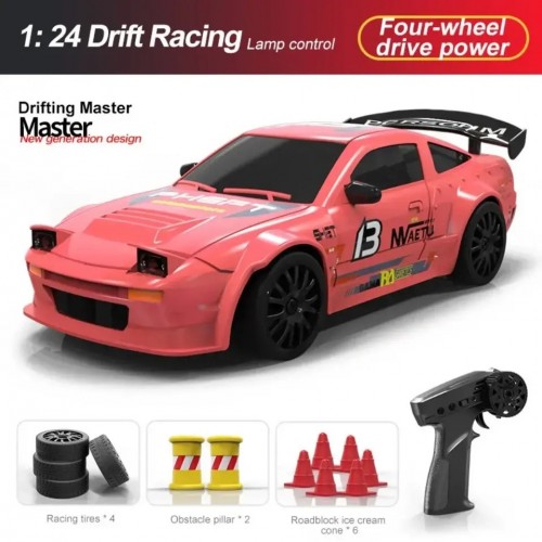 Mini Drift Rc Car 1/24 Scale 15kmph Remote Control Drift Car Assorted 