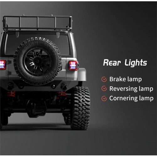 MNRC MN128 1:12 RTR 4WD RC Rock Crawler – 2.4GHz Full Proportional Off-Road Truck with LED Lights (Multicolor) MNRC MN128 1:12 RTR 4WD RC Rock Crawler – 2.4GHz Full Proportional Off-Road Truck with LED Lights (Multicolor)