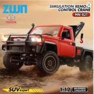 MNRC MN-82T simulation full ratio 1:12 pickup truck rescue trailer model four-wheel drive off-road RC 