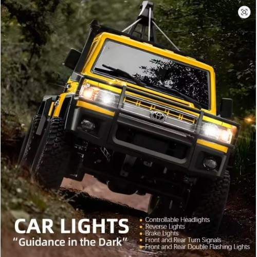 MNRC MN-82T simulation full ratio 1:12 pickup truck rescue trailer model four-wheel drive off-road RC 