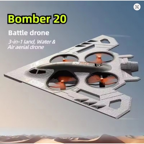 QYRC H20 Water Land Air 3-in-1 RC Drone