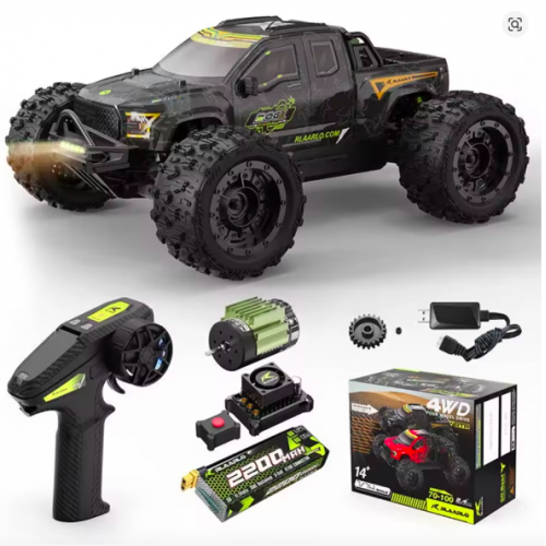 Rlaarlo ROG1 Gladiator 1/14 Brushless 4WD RC Monster Truck – RTR Off-Road Electric Car with 3S Battery Rlaarlo ROG1 Gladiator 1/14 Brushless 4WD RC Monster Truck – RTR Off-Road Electric Car with 3S Battery