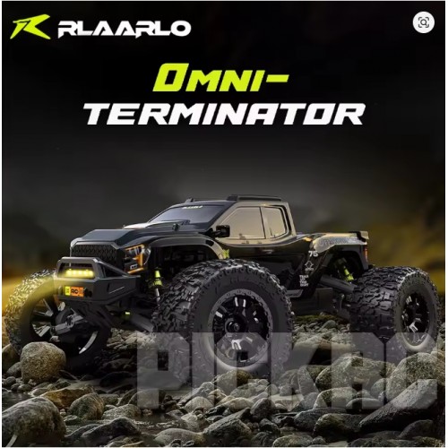 RLAARLO 3S Brushless 4WD OMNI-TERMINATOR 1/10 RC Electric Remote Control Model Car Monster - Carbon Fiber Version 