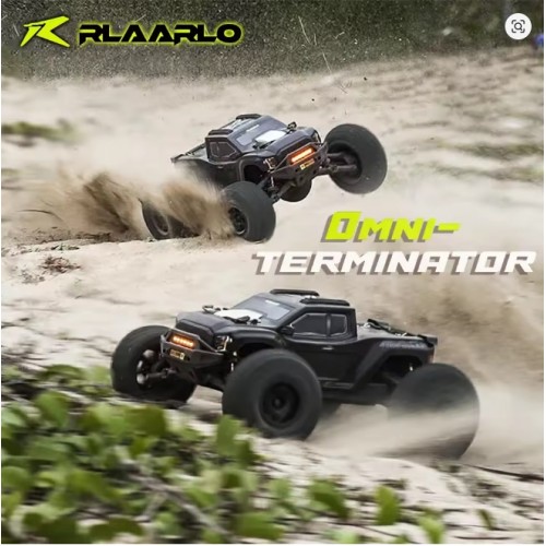 RLAARLO 3S Brushless 4WD OMNI-TERMINATOR 1/10 RC Electric Remote Control Model Car Monster - Carbon Fiber Version 