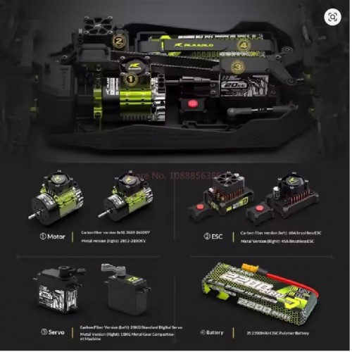 Rlaarlo SBK10 Storm Breaker RC Buggy – 1/10 Scale 4WD Brushless High-Speed Buggy
