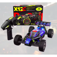 Rlaarlo X12S 1/12 Brushless 4WD RC Buggy – 90 KM/H High-Speed Off-Road Remote Control Car with 2200mAh Battery
