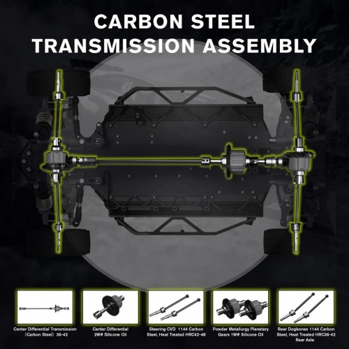 Rlaarlo XTS‑S10 — Carbon‑Fiber 1/10 Brushless Rally Car (RTR) 