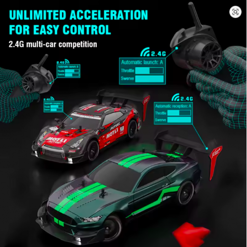 S925 1:16 Scale 4WD RC Drift Car – GTR Racing Model 2.4G Remote Control Car S925 1:16 Scale 4WD RC Drift Car – GTR Racing Model 2.4G Remote Control Car