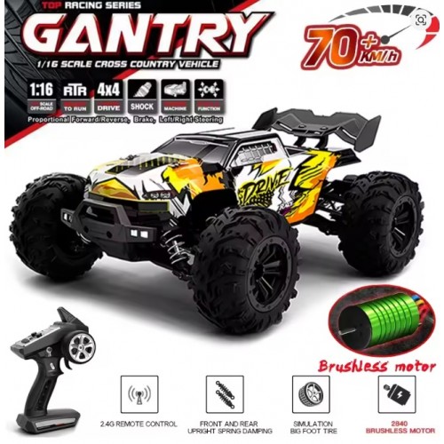 SUCHIYU 570Km/h High Speed RC Cars 16102 Pro 2.4G 4WD Climbing Racing Off-Road Car With LED Brushless Motor Alloy Gear
