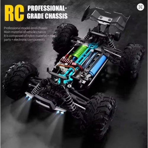 SUCHIYU 570Km/h High Speed RC Cars 16102 Pro 2.4G 4WD Climbing Racing Off-Road Car With LED Brushless Motor Alloy Gear