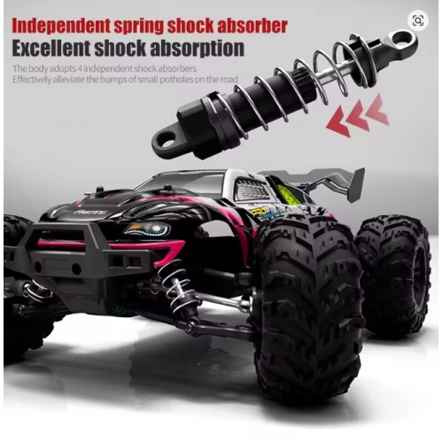SUCHIYU 570Km/h High Speed RC Cars 16102 Pro 2.4G 4WD Climbing Racing Off-Road Car With LED Brushless Motor Alloy Gear