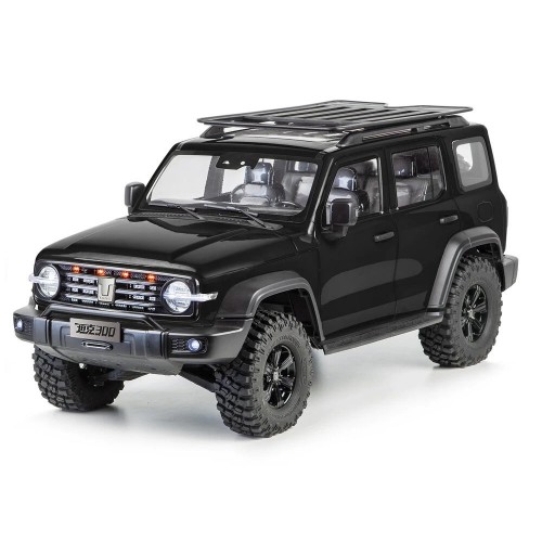 Tank300 Pro 1/24th Black, GWM Tank300 RC, Small Scale RC Models, Tractionhobby 1-24 Tank, Traction Hobby Tank300, 24th Scale RC