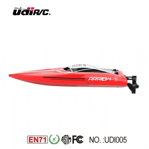 UDIRC UDI005 Arrow RC Boat – 25" Large Scale Brushless, Water-Cooled Racing Model