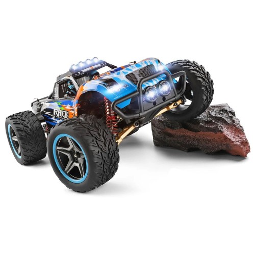 Wltoys 104019 1/10 2.4G 4WD Brushless High Speed RC Car Vehicle Models 55KM/H - Black blue Wltoys 104019 1/10 2.4G 4WD Brushless High Speed RC Car Vehicle Models 55KM/H - Black blue