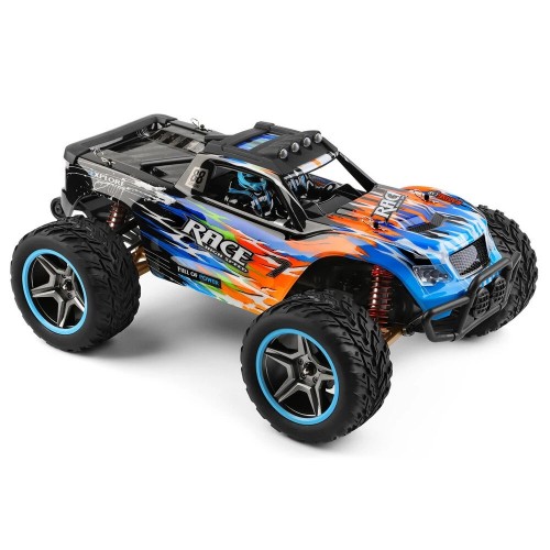 Wltoys 104019 1/10 2.4G 4WD Brushless High Speed RC Car Vehicle Models 55KM/H - Black blue Wltoys 104019 1/10 2.4G 4WD Brushless High Speed RC Car Vehicle Models 55KM/H - Black blue