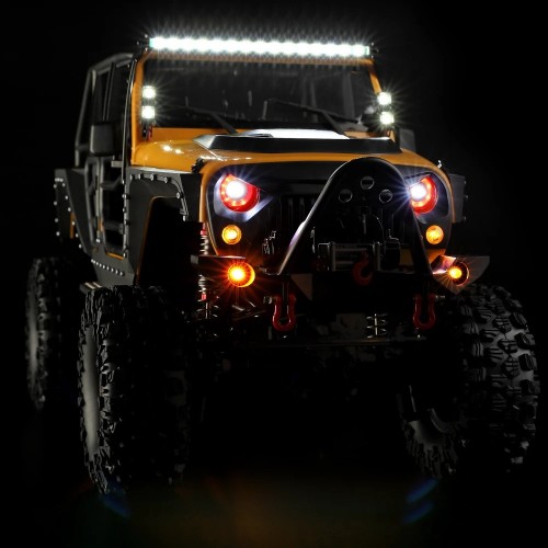 Wltoys 104026 RTR 1/10 2.4G 4WD RC Car Rock Crawler Off-Road Climbing Truck Full Proportional LED Light Vehicles Models Toys - Standard Version Wltoys 104026 RTR 1/10 2.4G 4WD RC Car Rock Crawler Off-Road Climbing Truck Full Proportional LED Light Vehicles Models Toys - Standard Version