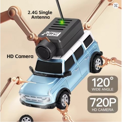WLtoys 6406-C RC Camera Car Is Equipped With A 720P FPV Camera Supporting Remote Control Via A 2.4G Mobile Phone APP