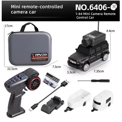 WLtoys 6406-C RC Camera Car Is Equipped With A 720P FPV Camera Supporting Remote Control Via A 2.4G Mobile Phone APP