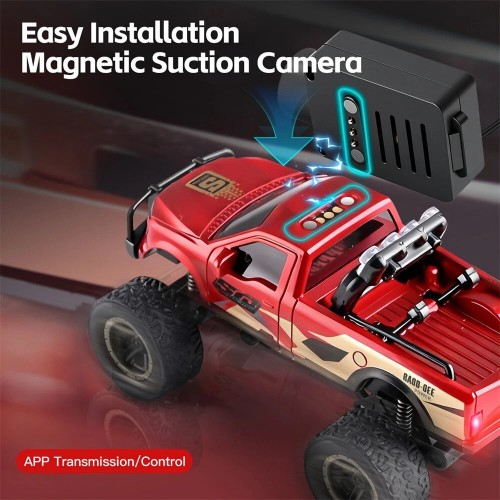 Wltoys 6407 FPV RC Car – 1/64 Mini FPV RC Car with WiFi Camera & Monitor