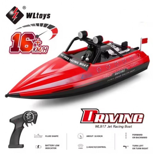 WLtoys WL917 2.4G High-Speed RC Racing Boat (16km/h)