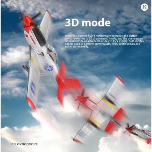 WLtoys XK A280 P51 Fighter RC Plane 4CH 3D/6G Brushless Aircraft