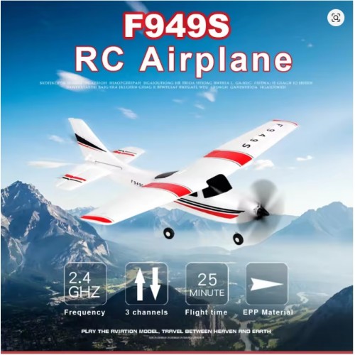 WLtoys F949S RC Airplane 2.4G 3CH Cessna Fixed Wing Plane