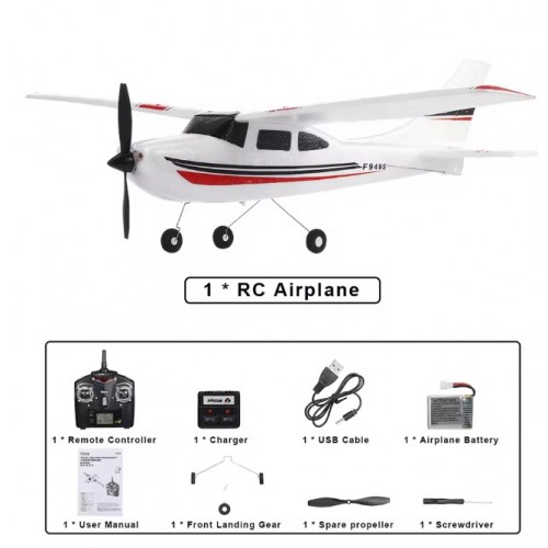 WLtoys F949S RC Airplane 2.4G 3CH Cessna Fixed Wing Plane