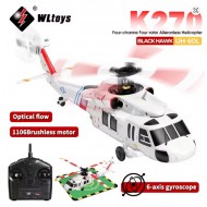 WLtoys K270 RC Helicopter 2.4GHz Brushless Motor with 6-Axis Gyro, Altitude Hold & Optical Flow, 4CH Ready-to-Fly