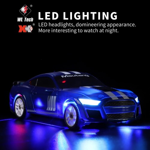 WLtoys K4308 1/43 4WD Mini Drift RC Car with Gyro & LED Lights