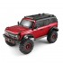Wltoys 104020 RTR 1/10 2.4G 4WD RC Car Rock Crawler Off-Road Climbing Truck Full Proportional LED Light Vehicles Models Toys - Red Standard Version