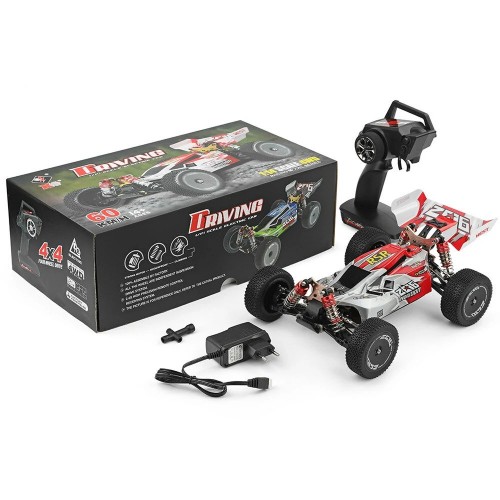 Wltoys 144001 1/14 2.4G 4WD High Speed Racing RC Car Vehicle Models 60km/h Two Battery 7.4V 2600mAh - One Battery Green Wltoys 144001 1/14 2.4G 4WD High Speed Racing RC Car Vehicle Models 60km/h Two Battery 7.4V 2600mAh - One Battery Green