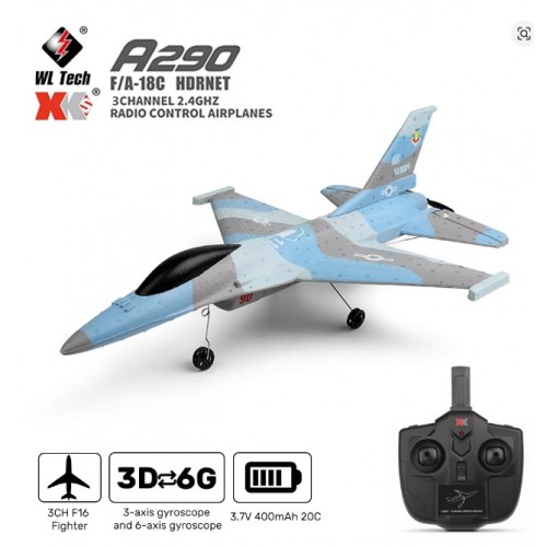 WLtoys XK A290 RC Plane 3CH Remote Control Model Aircraft 320mm Wingspan 3D6G System Airplane EPP Foam Gilder 