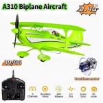 Avion RC 4CH A310 Biplan RC pour adultes débutants 3D/6G sans balais avec télécommande en mousse EPP 2,4 G Modèle d'avion à aile fixe avec 2 batteries Avion RC 4CH A310 Biplan RC pour adultes débutants 3D/6G sans balais avec télécommande en mousse EPP 2,4 G Modèle d'avion à aile fixe avec 2 batteries
