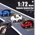 Wltoys Q7201 1/72 2.4G Mini RC Car LED Light 3 Speed Adjustable Full Scale Q Version Desktop Micro Remote Cruise Control Vehicles Models Toys 
