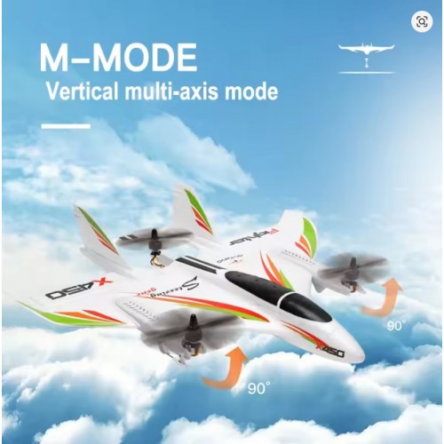 WLtoys XK X450 RC Airplane – 6CH Brushless VTOL RC Airplane with 3D/6G Flight Modes