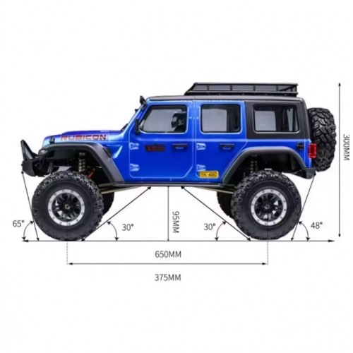 YIKONG YK4082 V3 1/8 Scale Jeep Rubicon RC Rock Crawler RTR
