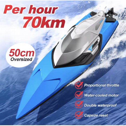 4DRC S2 Brushless RC Speed Boat – 70KM/H High-Speed Racing Remote Control Boat