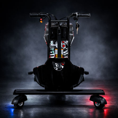 Electric Drift Trike Scooter with LED Lights – Powerful Motor Drift Scooter for Kids & Adults