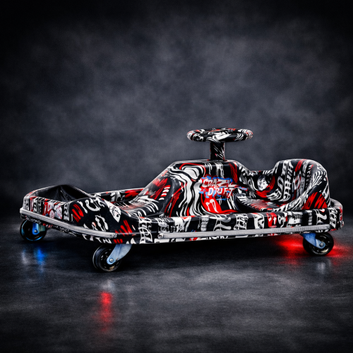 Electric Drift Kart for Kids & Adults – Crazy Drift Ride with 360° Drifting