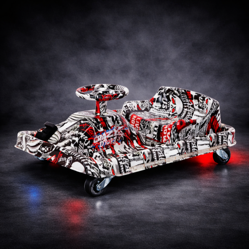 Electric Drift Kart for Kids & Adults – Crazy Drift Ride with 360° Drifting