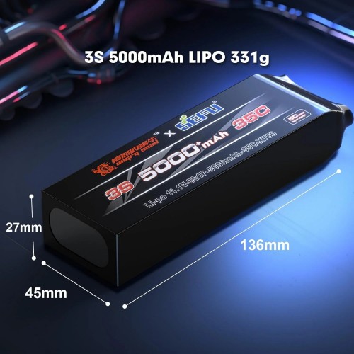 MJX Hyper Go 3S 35C 11.1V 5000mah Lipo Battery XT60 Plug