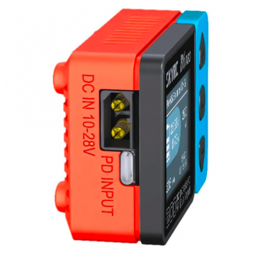 SKYRC B6Neo: Balance Lipo Battery Charger for 1S-6S Lipo/Li-Ion/LiHV, 1-15S NiMH/NiCd - DC 200W, PD 80W, Smart Battery Charger, Discharger and Storage (Blue-Red)