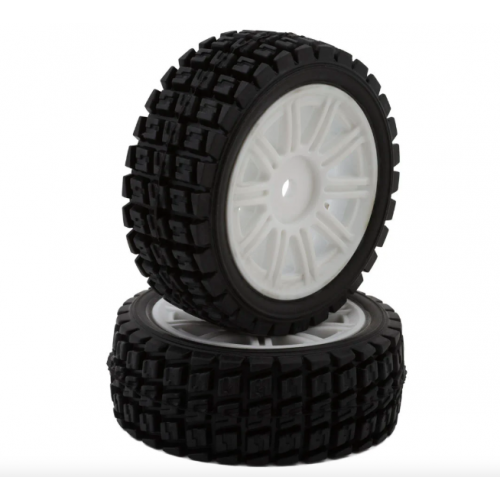 MJX Hyper Go Pre-Mounted Rally Tires (2pcs) – Spare Parts for 1/14 RC Cars 14302 & 14303